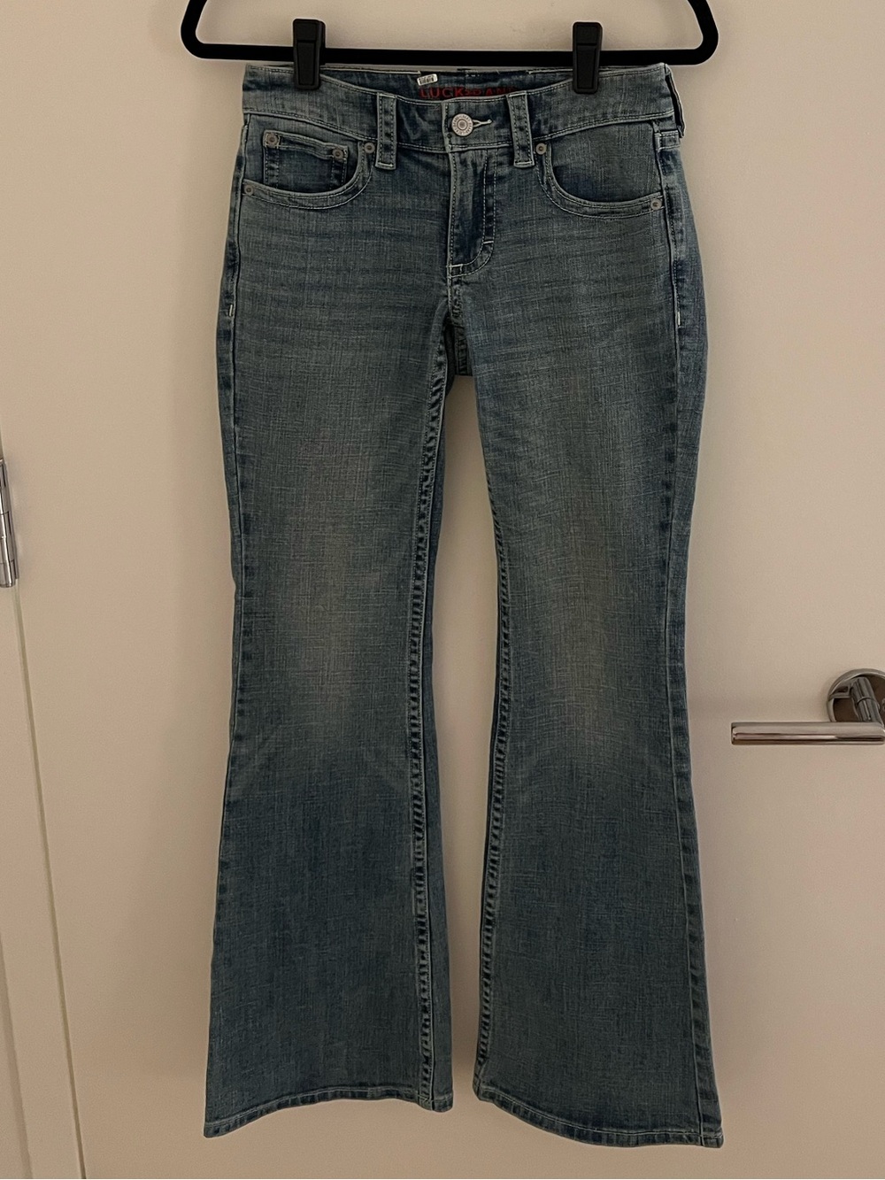Lucky Brand Low Rise Flare Denim Y2K Blue Jeans [Size 25]